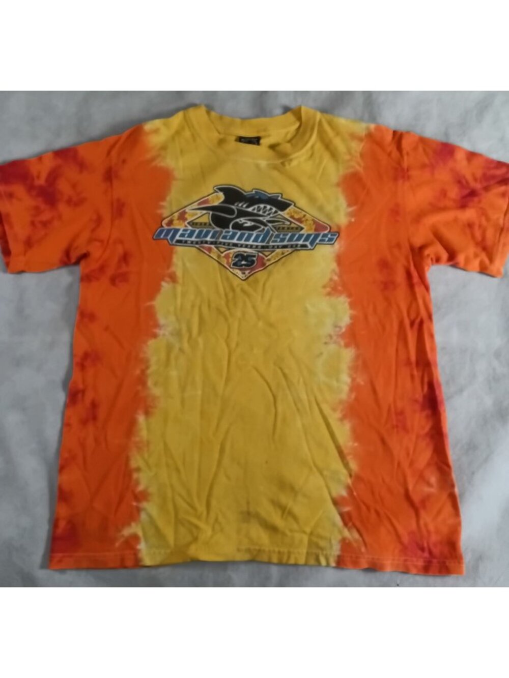 Vintage Y2K Maui and Sons Tie Dye T-Shirt XL fits like LARGE 21x26